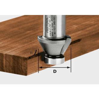 Fraise à chanfreiner HW FESTOOL HW 45°-OFK 500 - 490090