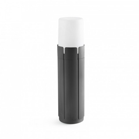 Balise de jardin gris foncé tram h43 1 ampoule