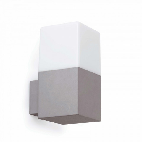 Aplique murale de jardin grise tarraco 1 ampoule