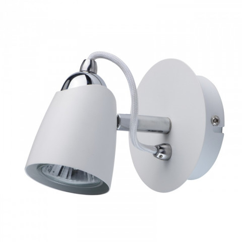 Spot blanc techno 1 ampoule 11 cm