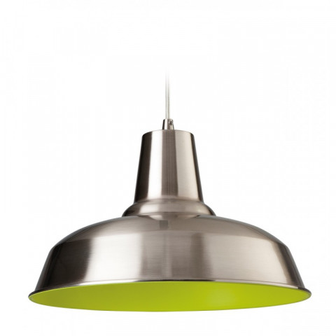 Suspension smart, acier brossé / vert
