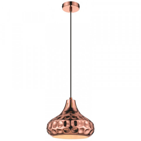 Suspension cuivre devon 1 lumières