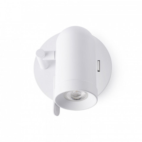 Aplique murale blanche orleans 1 ampoule