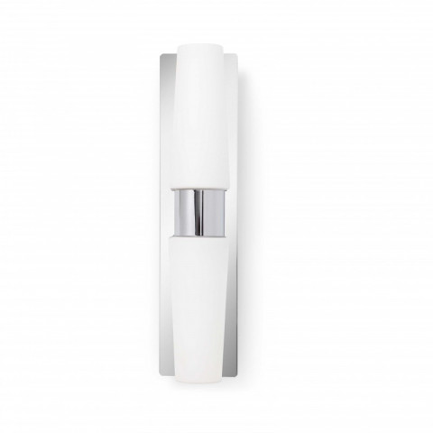 Applique salle de bains chrome doka 2 ampoules