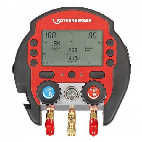 Set Rocool 600 pour mise en service et maintenance des circuits de réfrigération avec 1 pince de température