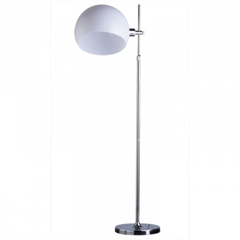 Lampadaire chromé techno 1 ampoule 184 cm