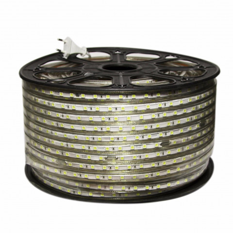 Ruban led 220v 50m smd5050 60led/m ip65 sécable - couleur eclairage au choix