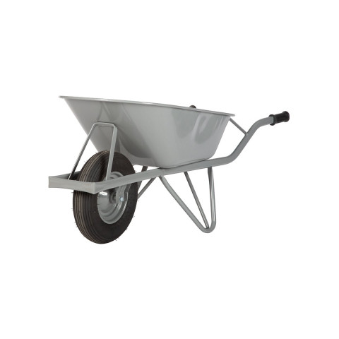Brouette universelle, roue pneumatique, capacité 80 litres