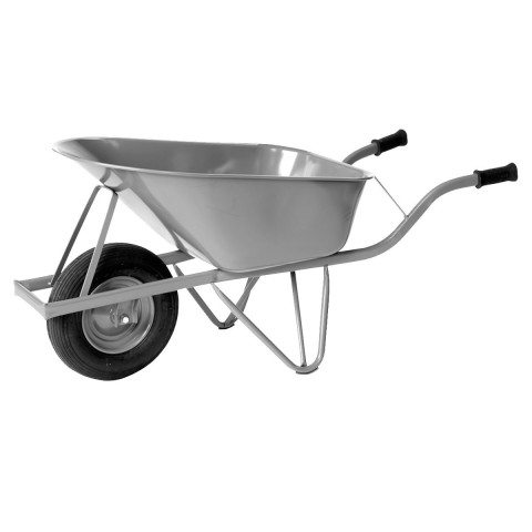 Brouette classique, roue pneumatique, capacité 80 litres