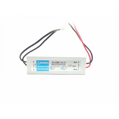 Transformateur ip67 10w / 220v - 12v dc 0.83a