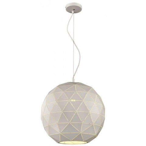 Suspension blanc derby 1 lumières