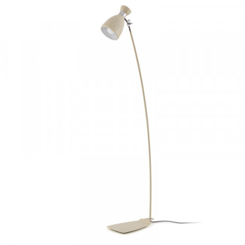 Lampadaire beige retro 1 ampoule