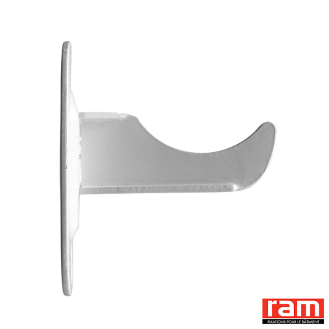 1 support à visser radiateur type rideau longueur 105/135