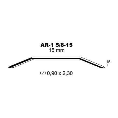 Agrafes AR-1 5/8-15 CU - Boite de 24 000 pièces - 1451500