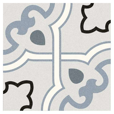 alameda bucareli cielo carrelage aspect carreaux de ciment motif fleur 20 x 20 cm distriartisan