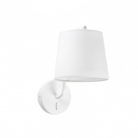 Aplique murale blanche berni 1 ampoule h32