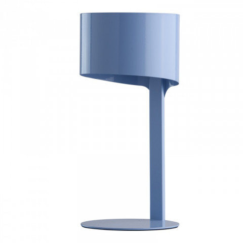 Lampe de table bleue megapolis 1 ampoule 33 cm