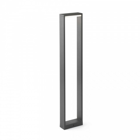 Balise de jardin gris fonce alp