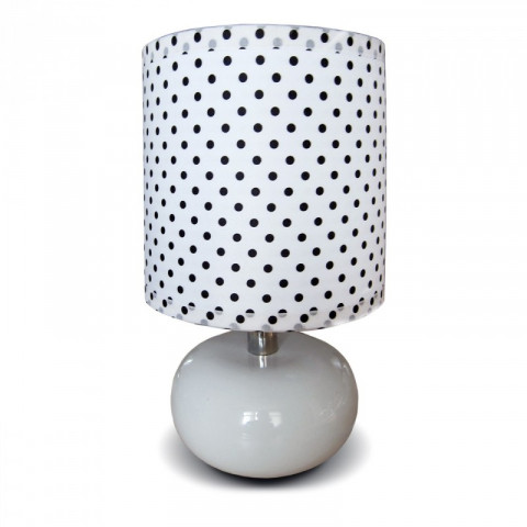 Lampe de table chromée megapolis 1 ampoule 25 cm