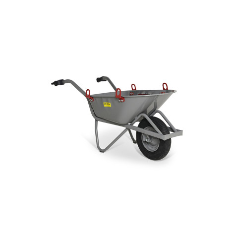 Brouette easy rider 80L,  roue pneumatique, anneau de levage