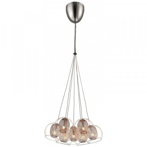 Suspension cuivre liverpool 7 lumières