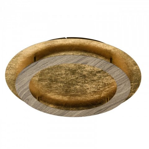 Plafonnier doré techno 1 ampoule 8 cm