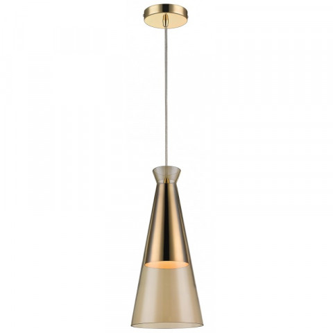 Suspension champagne doré canterbury 1 lumières