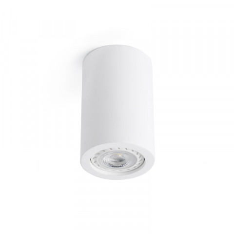 Plafonnier blanc sven 1 ampoule h11 cm