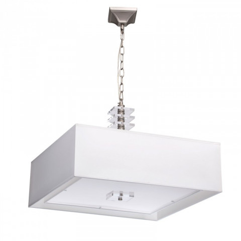 Suspension grise megapolis 6 ampoules 80 cm