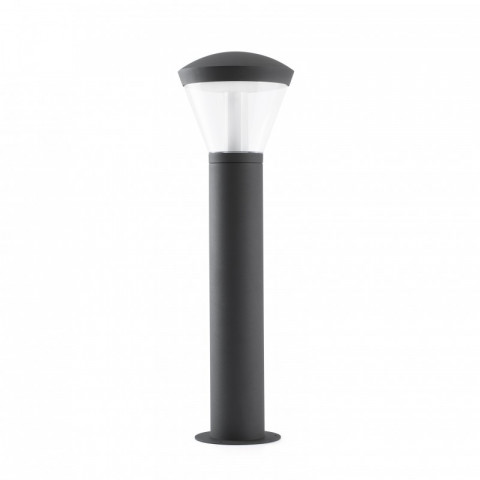 Balise de jardin gris foncé shelby