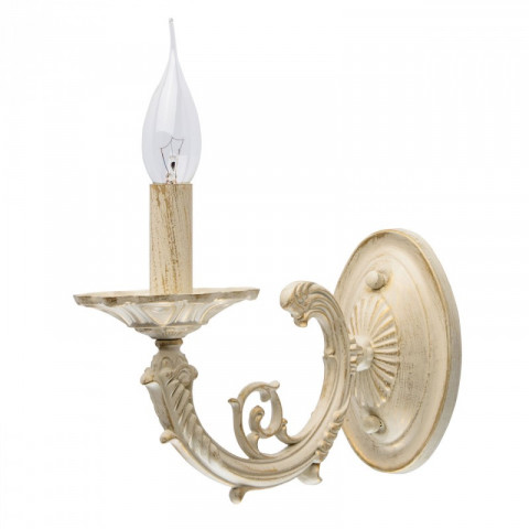 Applique murale beige classic 1 ampoule 20 cm