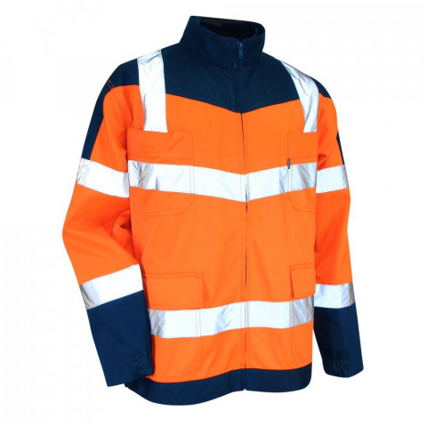 Blouson bicolore haute visibilité lma urgence - Taille et coloris au choix