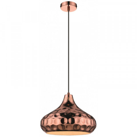 Suspension cuivre devon l36 1 lumières