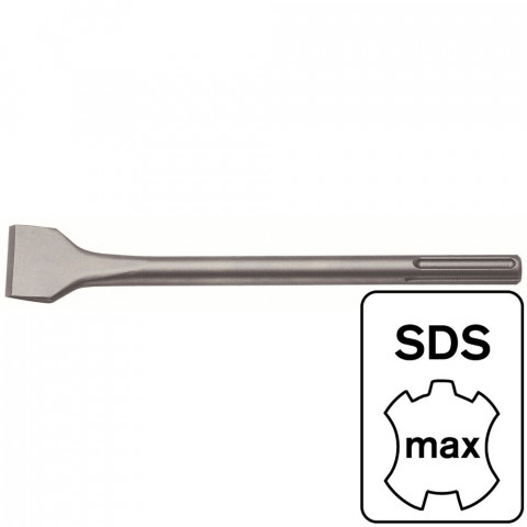 Burin bêche standard SDS-Max  Longueur 400mm Largeur 50mm BOSCH 2608690143