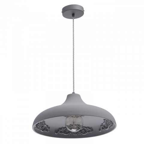 Suspension grise megapolis 1 ampoule 120 cm