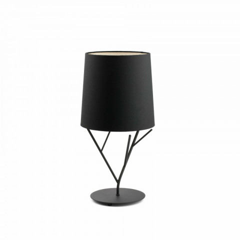 Lampe de table noire tree 1 ampoule