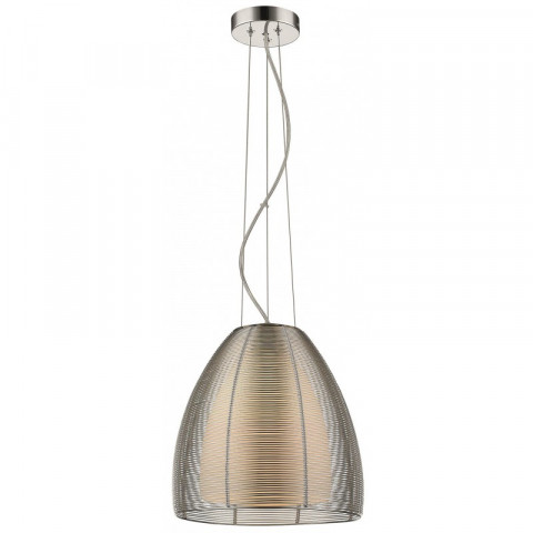 Suspension argent walton 1 lumières