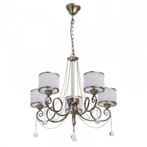 Suspension laiton classic 5 ampoules 100 cm