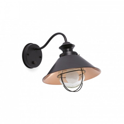 Aplique murale de jardin marron nautica 1 ampoule