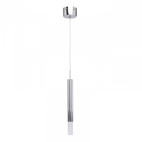 Suspension chromée techno 1 ampoule 160 cm