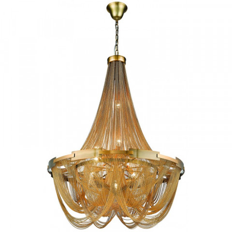 Lustre laiton  southampton 6 lumières