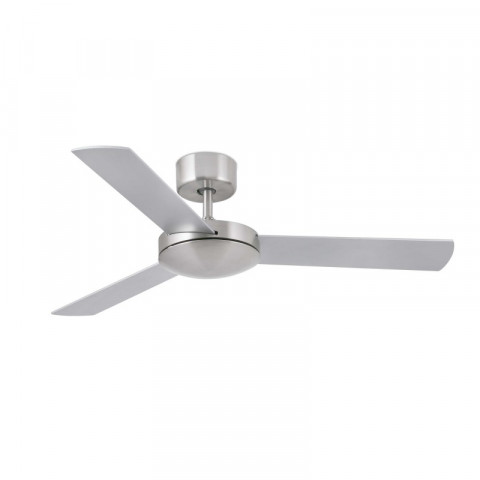 Ventilateur de plafond nickel mat mini mallorca