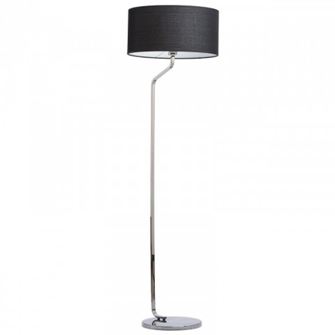Lampadaire chromé megapolis 1 ampoule 156 cm