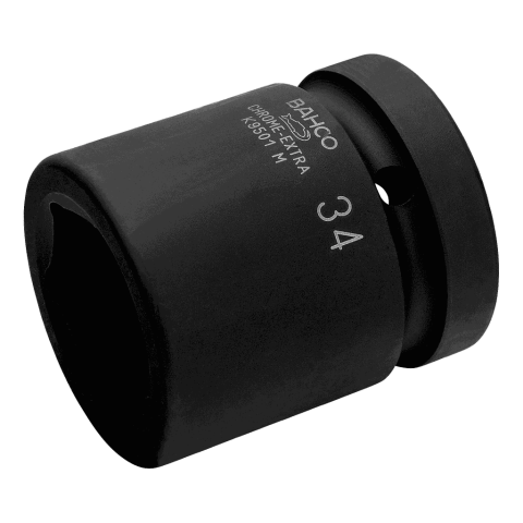 Douille à choc 6 pans 1 24 mm finition phosphatée k9501m-24 bahco
