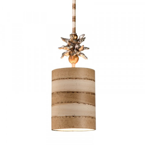 Suspension anemone, taupe et or, 1 ampoule