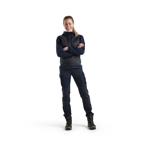 Veste hybride à capuche femme 34642526 - Couleur au choix