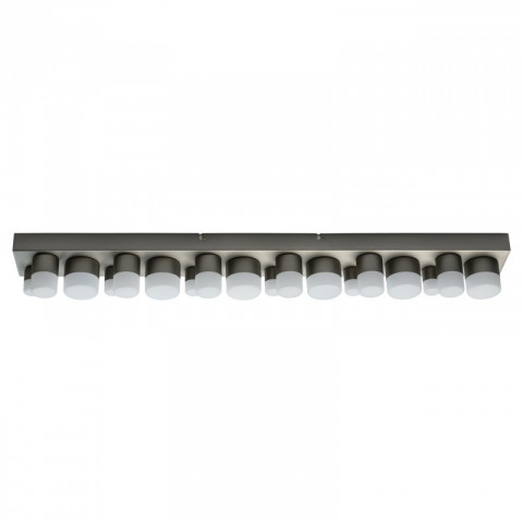 Plafonnier argenté techno   10 cm