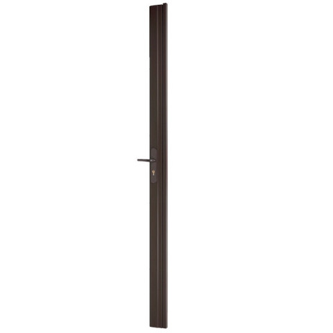 Serrure 3 points marron cp adriatic réversible pour porte 2500mm haut. Maxi. 4 clés tribando thirard