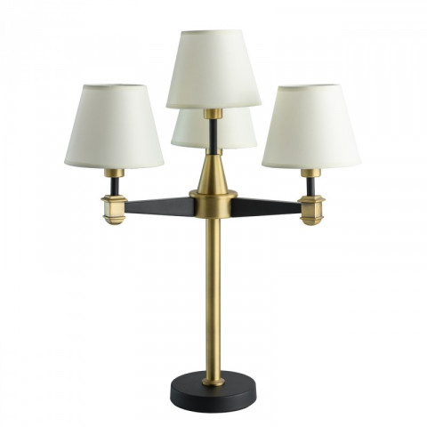 Lampe de table laiton neoclassic 4 ampoules 62 cm