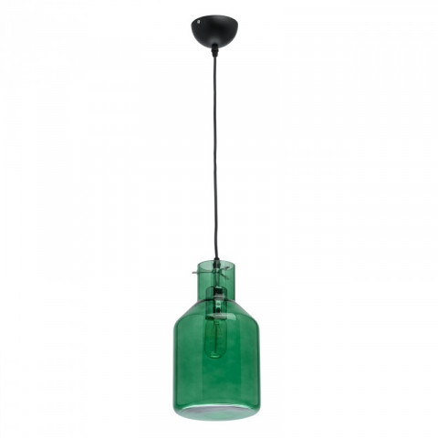 Suspension noire megapolis 1 ampoule 160 cm